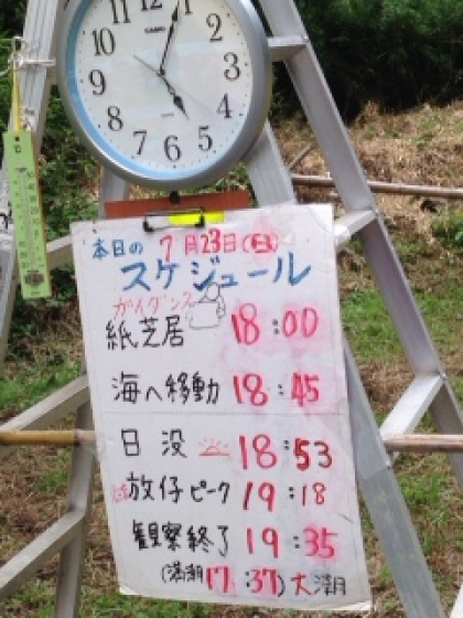 アカテガニ放仔観察会・・・小網代の森